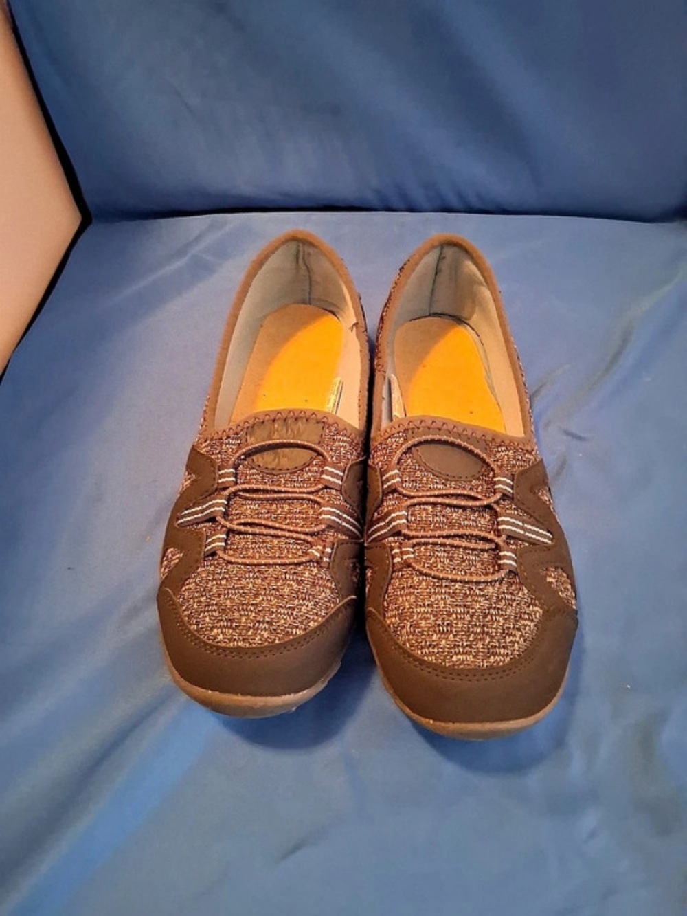 Balance Women's Comfort Lace-Up Fabric Sneaker Brown 8.5 (EU 40) Low Top - Picture 2 of 4